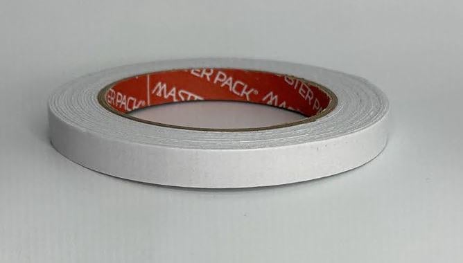 Лента двухсторонняя клейкая Master Pack на вспененной основе 12 мм 5 м белый лайнер Белый