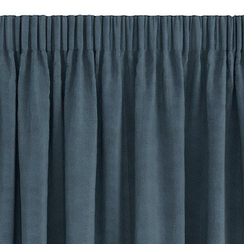 Занавеска 140x300 см полиэстер 1 шт. Синий