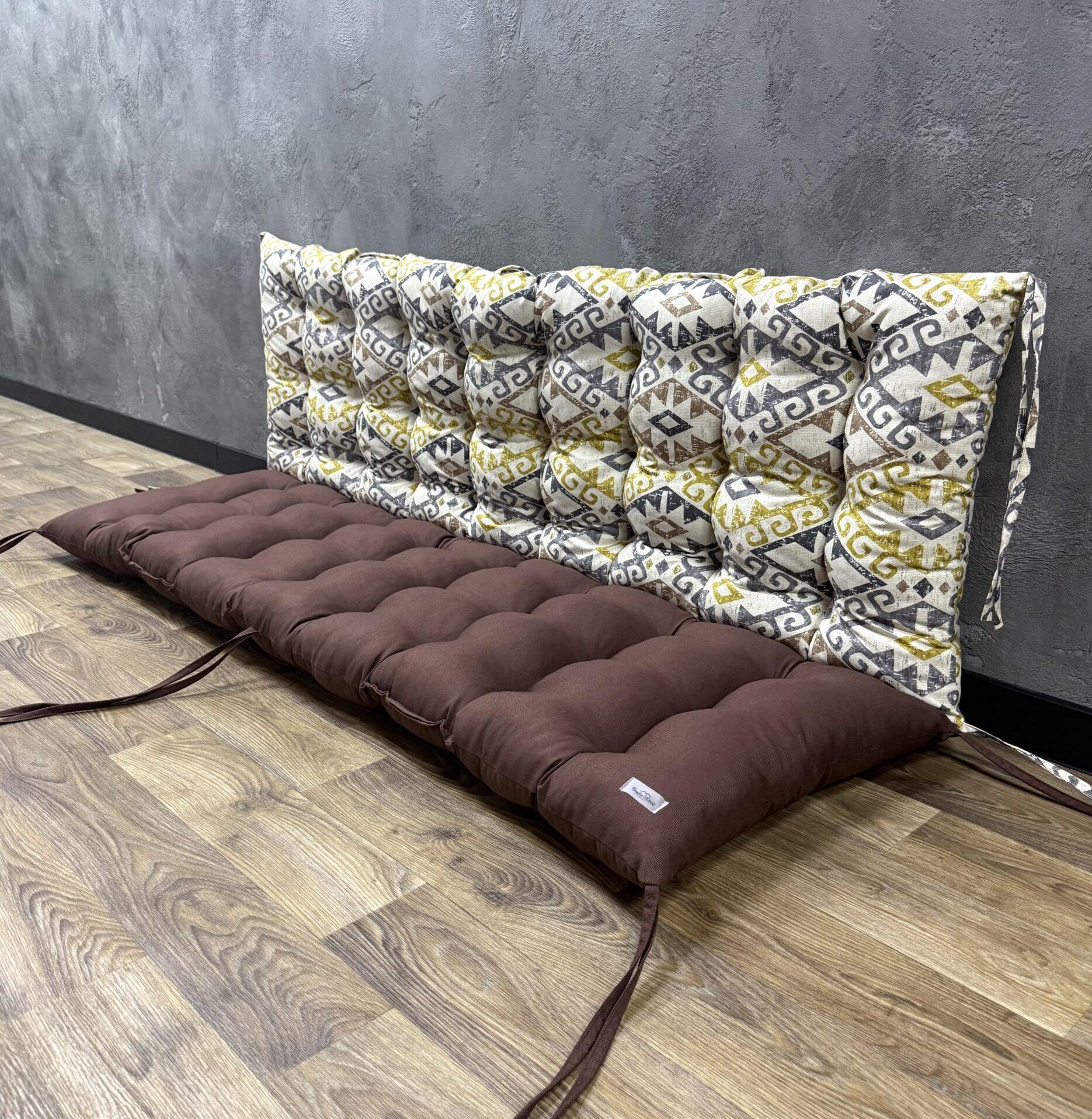 Подушка Comfort Home Egypt beige на поддоны/качели/каркасы/садовая мебель комбинированная панама 150х50х50 см