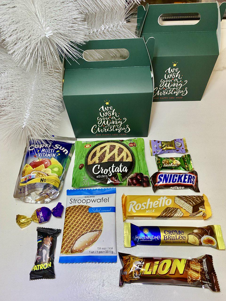 Набір подарунковий новорічний із солодощами (13569760) - фото 3 Набір подарунковий новорічний із солодощами (13569760) - фото 3