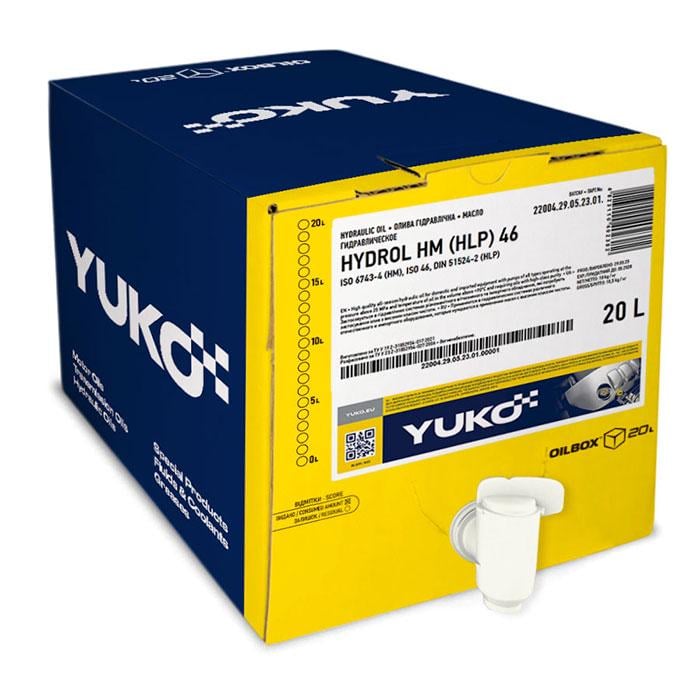 Олива гідравлічна YUKO HYDROL HLP 46 20 л (150877)