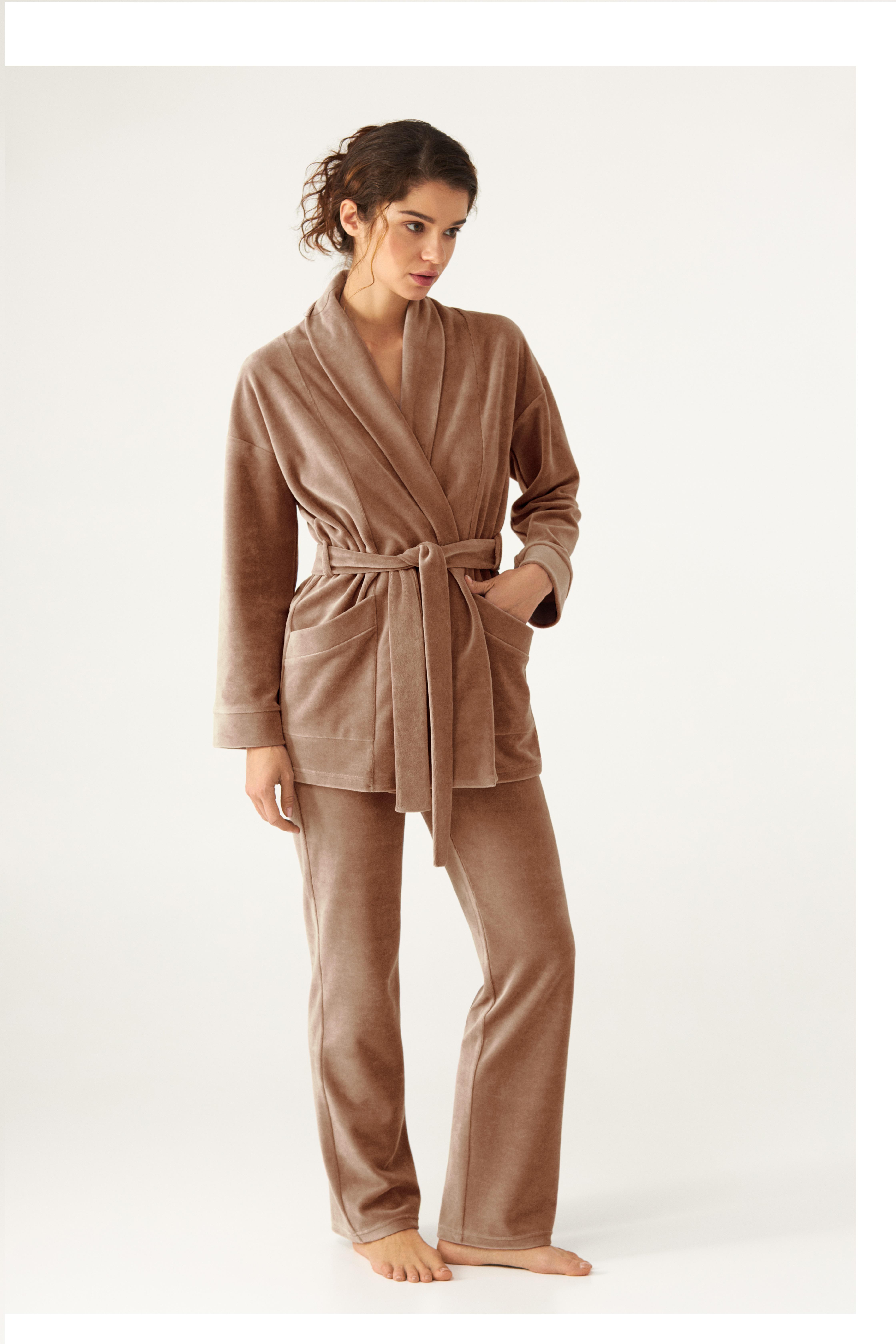 Комплект женский велюровый Ellen Moacchiato lpv 5286/01/08 XL Коричневый (5286/01/08)