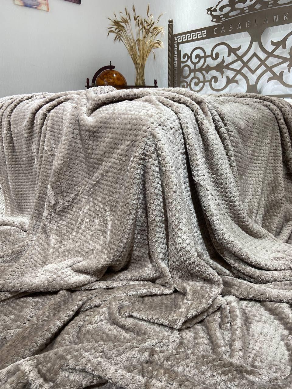 Плед Koloco Бамбук 150х200 см Коричневый - фото 2 Плед Koloco Бамбук 150х200 см Коричневый - фото 2