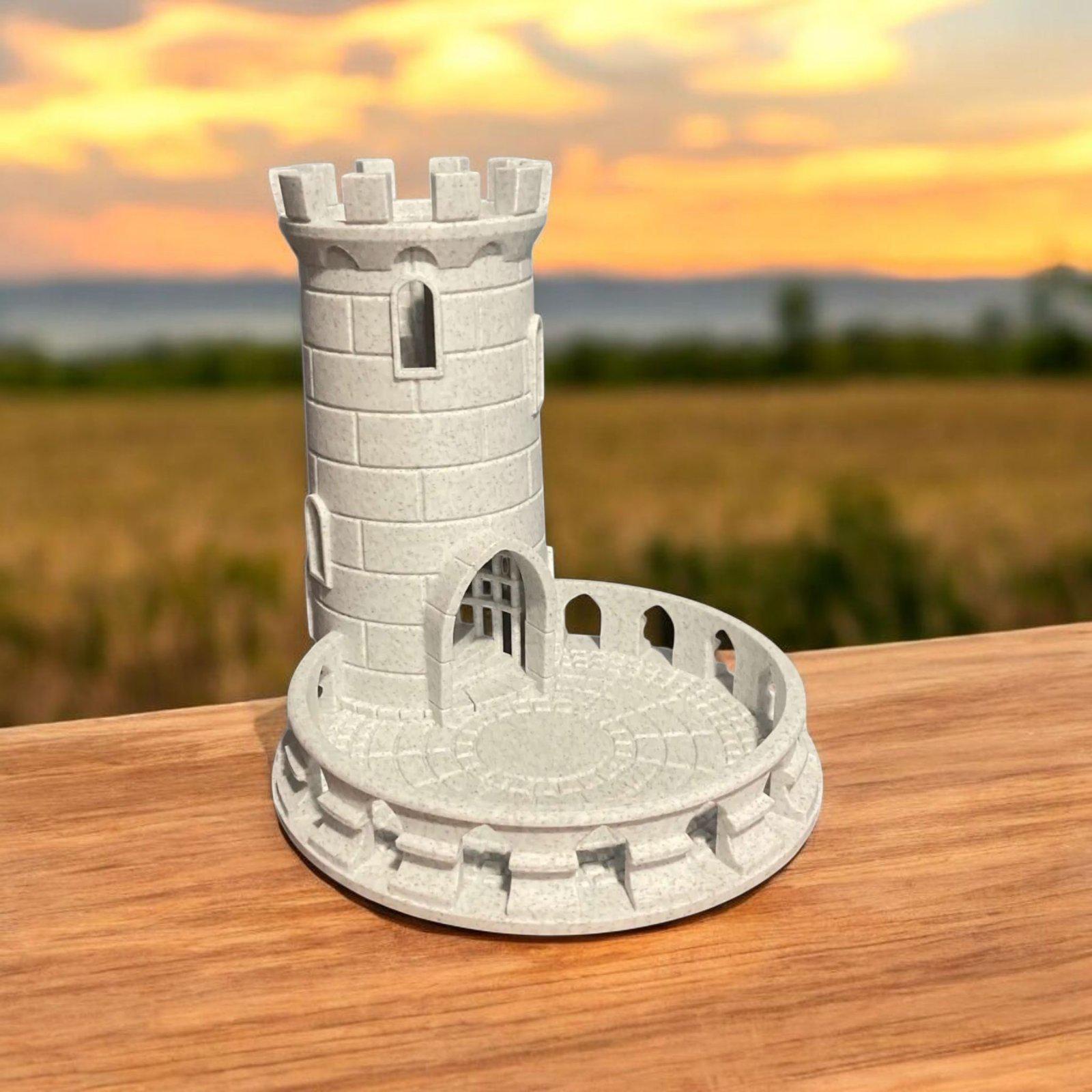 Башня для кубиков Замковый Бастион Белый (0703) - фото 1 Башня для кубиков Замковый Бастион Белый (0703) - фото 1