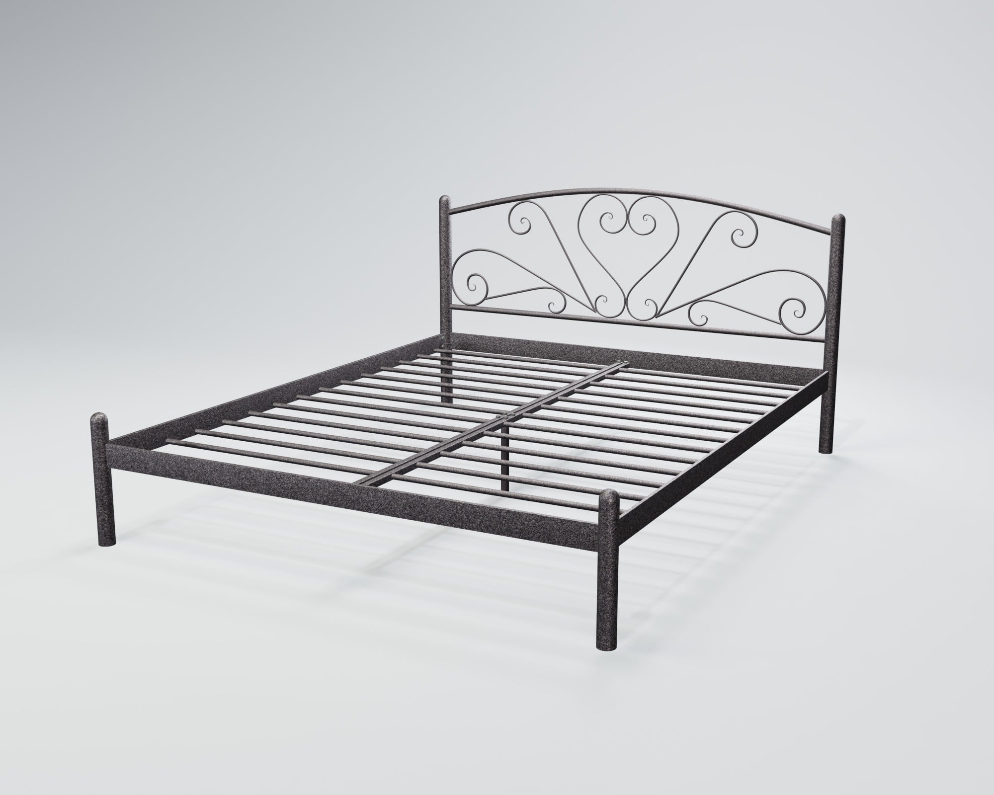 Кровать двуспальная BNB KarissaDesign 120х190 см Графитовый (r2_ten_0521)