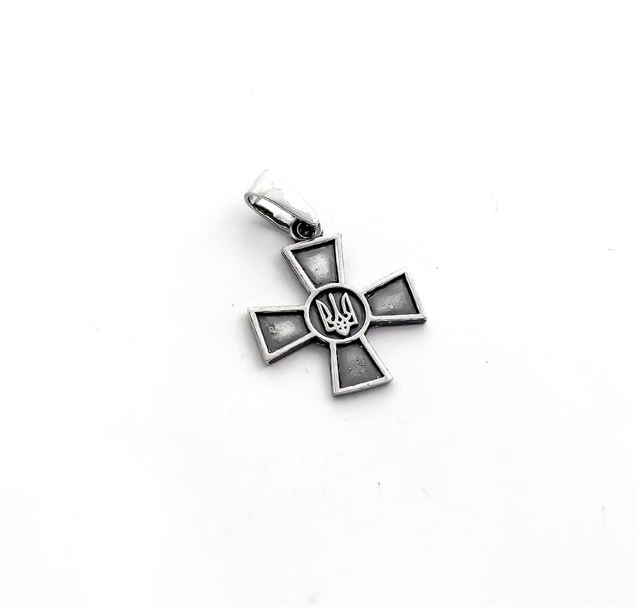 Кулон Maxi Silver 9176 Герб Украины эмблема ссу (89176)