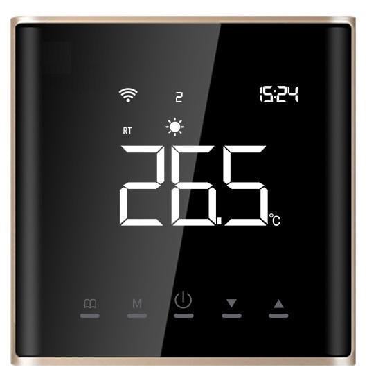 Терморегулятор сенсорний для теплої підлоги 4HEAT AE-669-WiFI Gold (4HT.AE669G.WF)