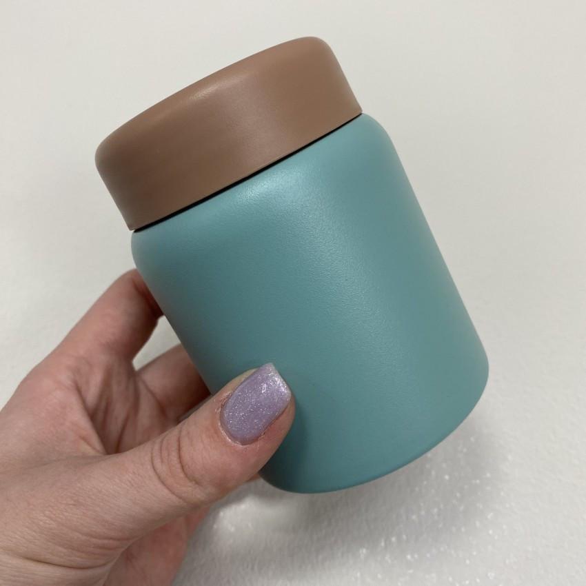 Термос детский пищевой Stenson MT-4567-0,22 220 мл Бирюзовый с коричневым (2135093864) - фото 3 Термос детский пищевой Stenson MT-4567-0,22 220 мл Бирюзовый с коричневым (2135093864) - фото 3