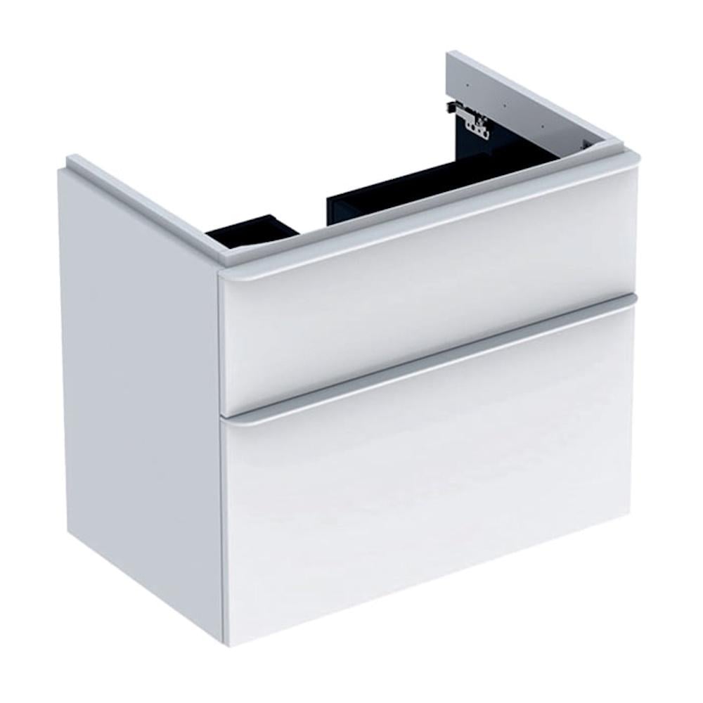 Тумба для ванной Geberit Smyle Square 73,4x47 подвесная под умывальник Белый (500.353.00.1)