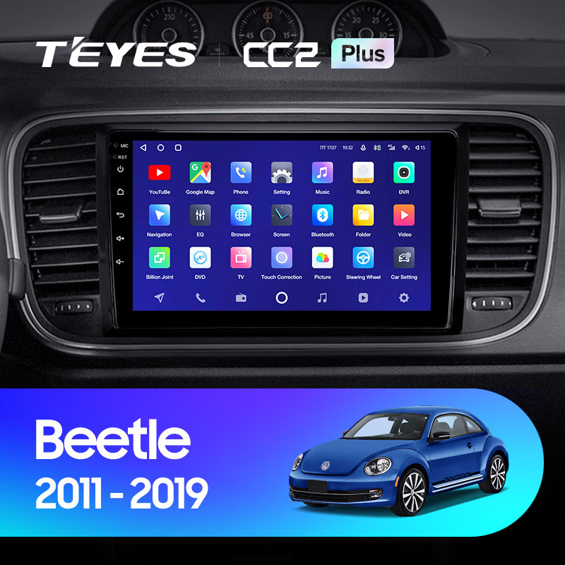 Автомагнітола штатна Teyes для Volkswagen Beetle A5 2011-2019 CC2-PLUS 3+32G Wi-Fi (1405303393) - фото 2