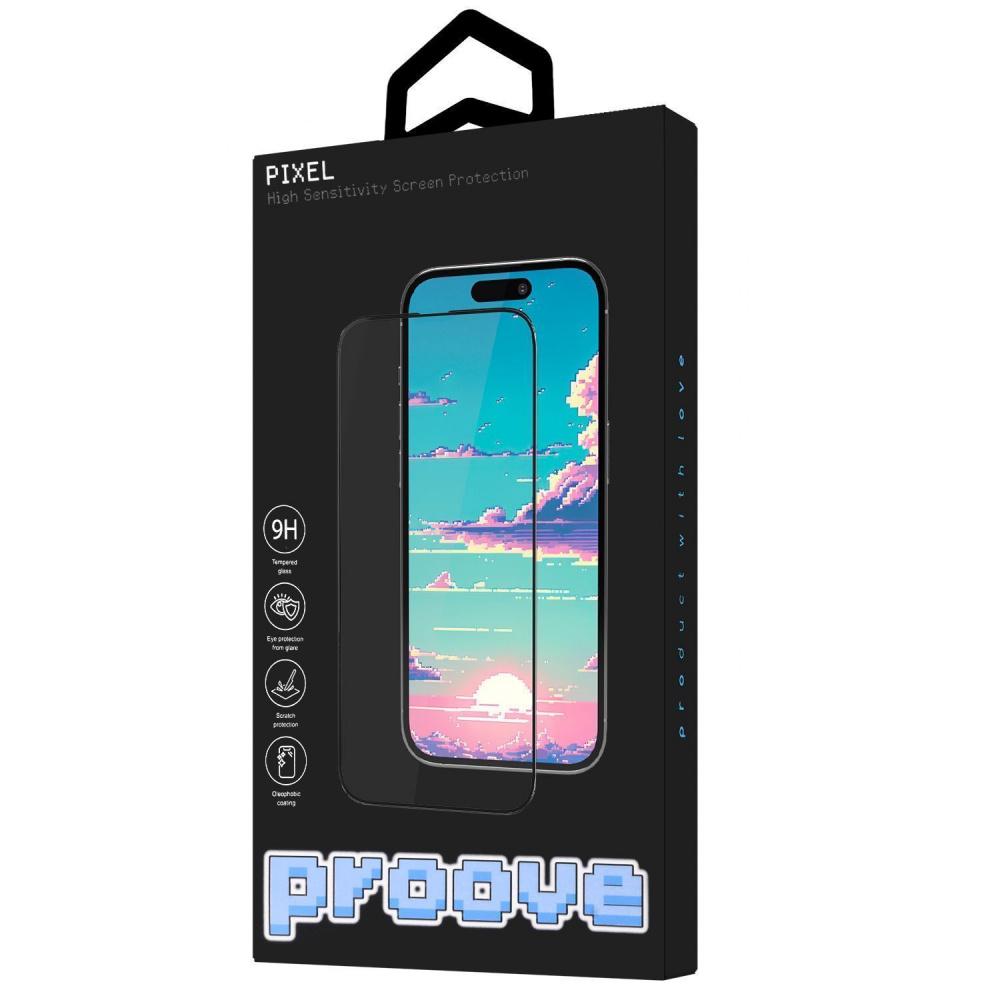 Защитное стекло Proove Pixel для iPhone 13/13 Pro/14 Черный - фото 1