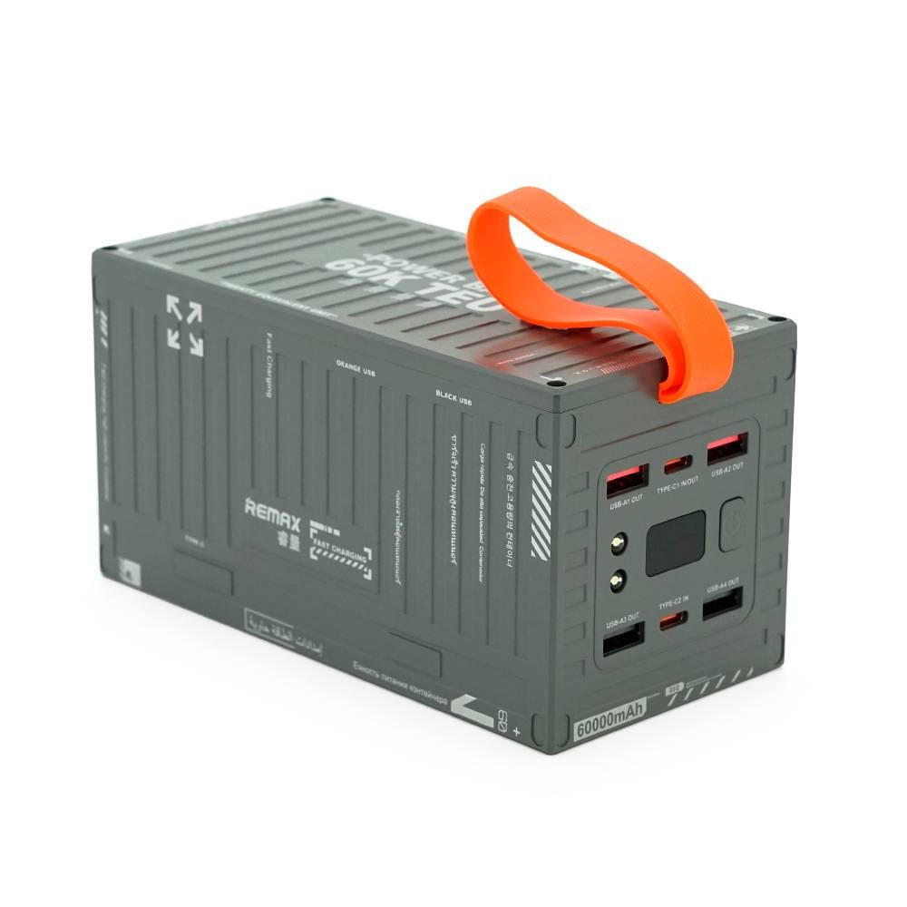 Повербанк Remax RPP-609 60000 mAh PD 20W+QC 22.5W 1,275 кг Gray Повербанк Remax RPP-609 60000 mAh PD 20W+QC 22.5W 1,275 кг Gray