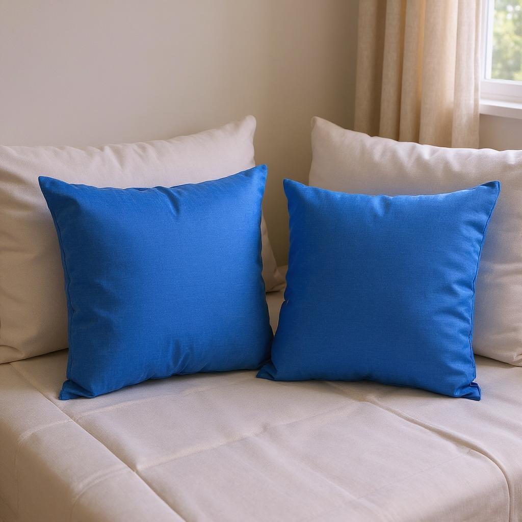 Наволочка Бязь Голд Люкс Однотонний 50х50 см 2 шт. Блакитний (G-26098) - фото 1 Наволочка Бязь Голд Люкс Однотонний 50х50 см 2 шт. Блакитний (G-26098) - фото 1