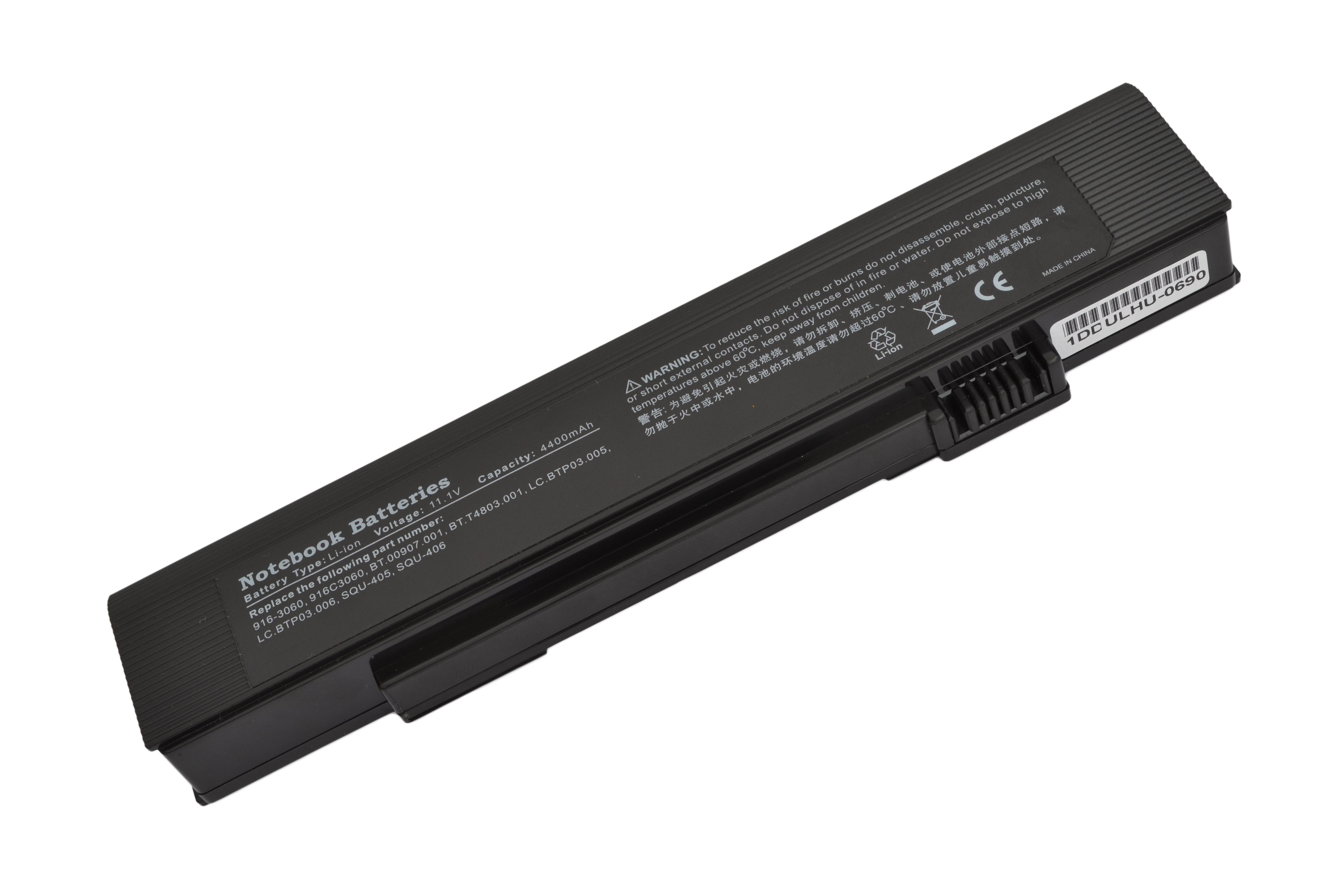 Акумулятор для ноутбука Acer SQU-405 TravelMate C200 11.1V 4400 mAh (006299) - фото 2