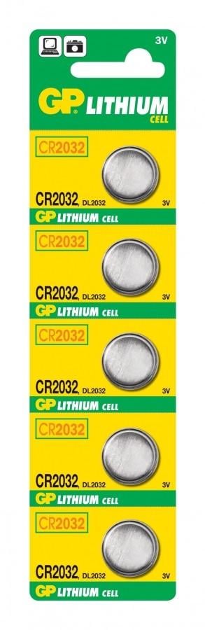 Батарейка таблетка GP Lithium CR2032 5 шт. (1822837249)