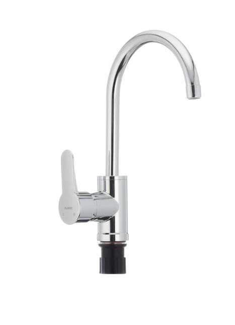 Смеситель для мойки PLAMIX LEON-11 высокий однорычажный пластик Хром (b-PM0010) - фото 4 Смеситель для мойки PLAMIX LEON-11 высокий однорычажный пластик Хром (b-PM0010) - фото 4