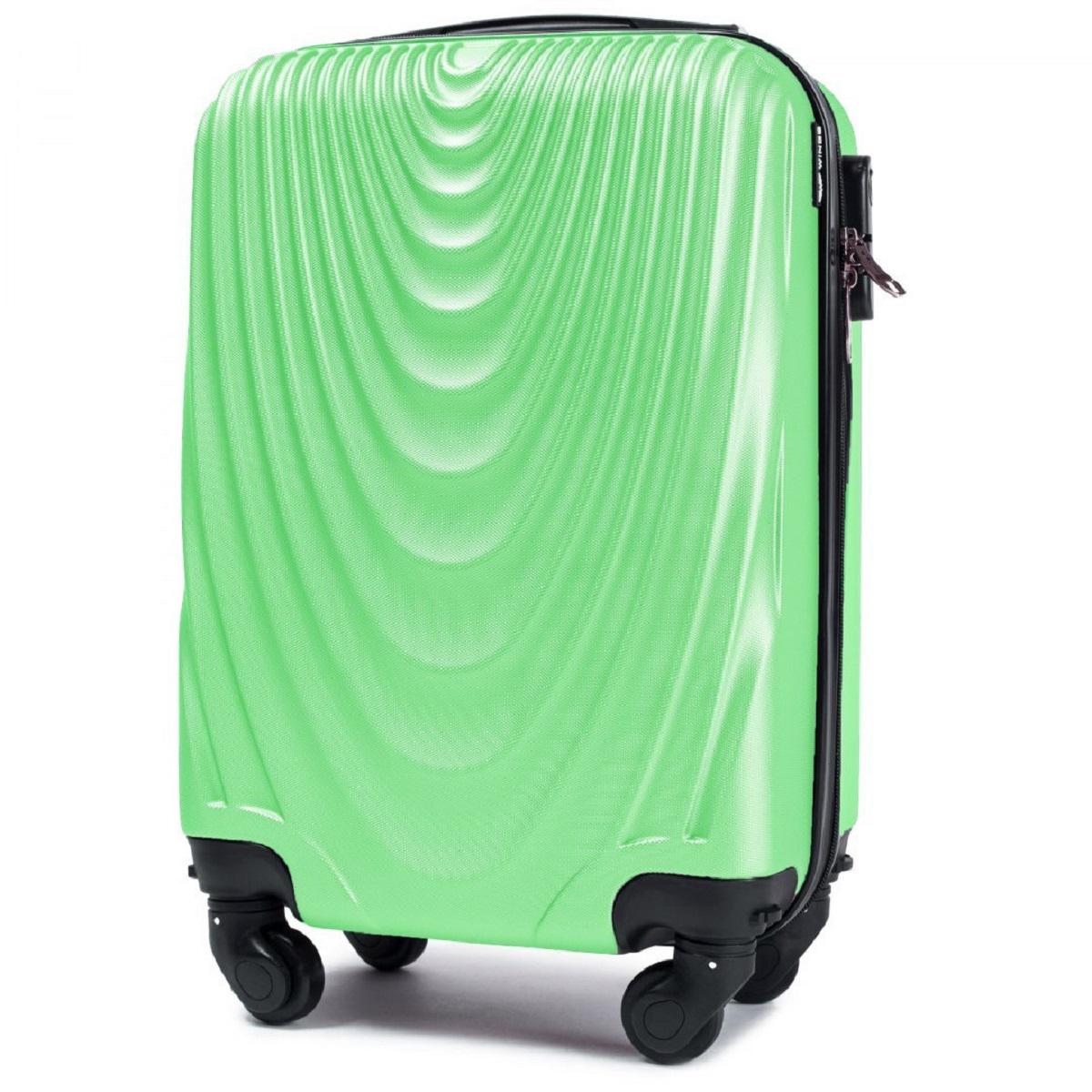 Чемодан пластиковый WINGS 304 микро Салатовый (Wp00482)