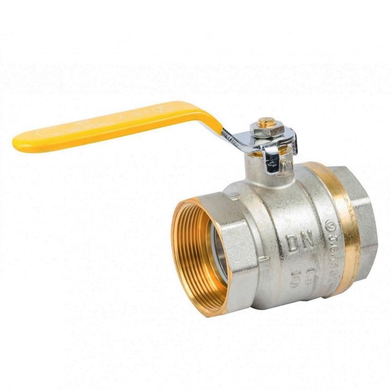 Кран кульовий Valve J.G. 2'' внутрішнє внутрішнє різьблення ручка латунь (59)