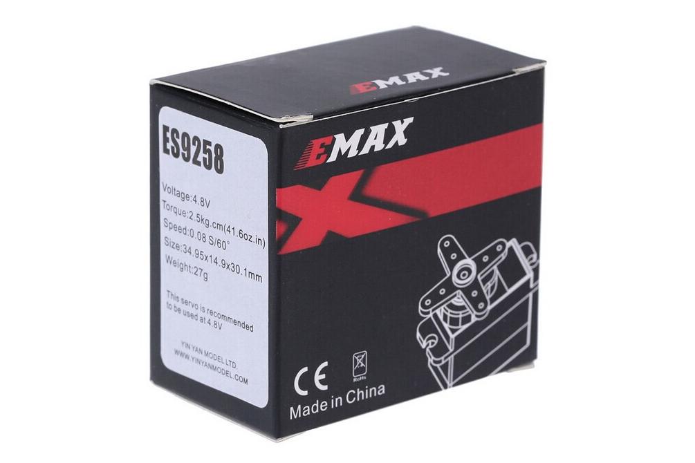 Сервопривід Emax ES9258 25 г 2,5 кг 0,08 сек цифровий (54362) - фото 5 Сервопривід Emax ES9258 25 г 2,5 кг 0,08 сек цифровий (54362) - фото 5