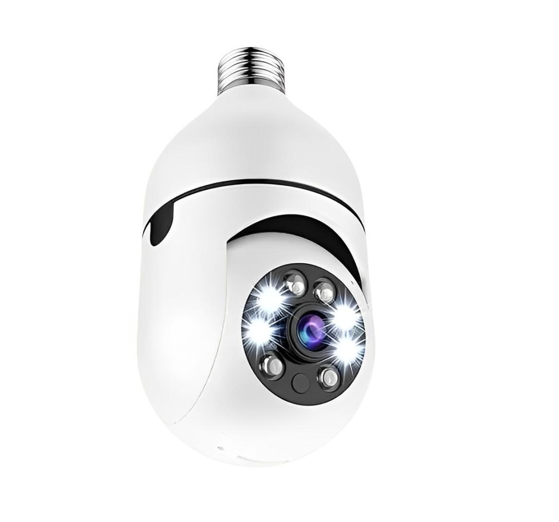 Камера видеонаблюдения CrystalVision 5G на 360° со встроенным датчиком движения и сигнализацией Белый (663)
