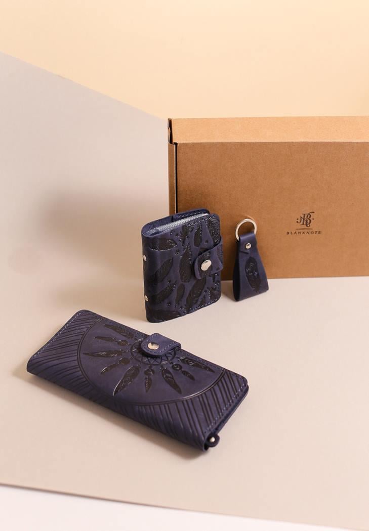 Набор женских кожаных аксессуаров Ханой (A-027312)