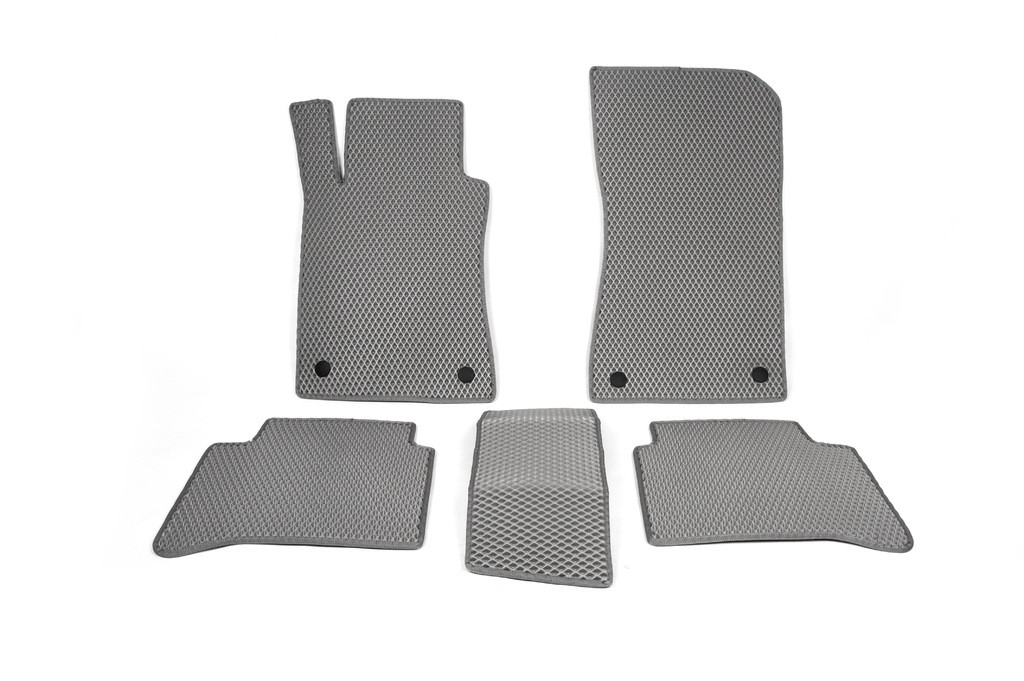 Автоковрики Digital Designs Mercedes-Benz E-Class W211 2002-2009 5 шт. Серый (1386483882)