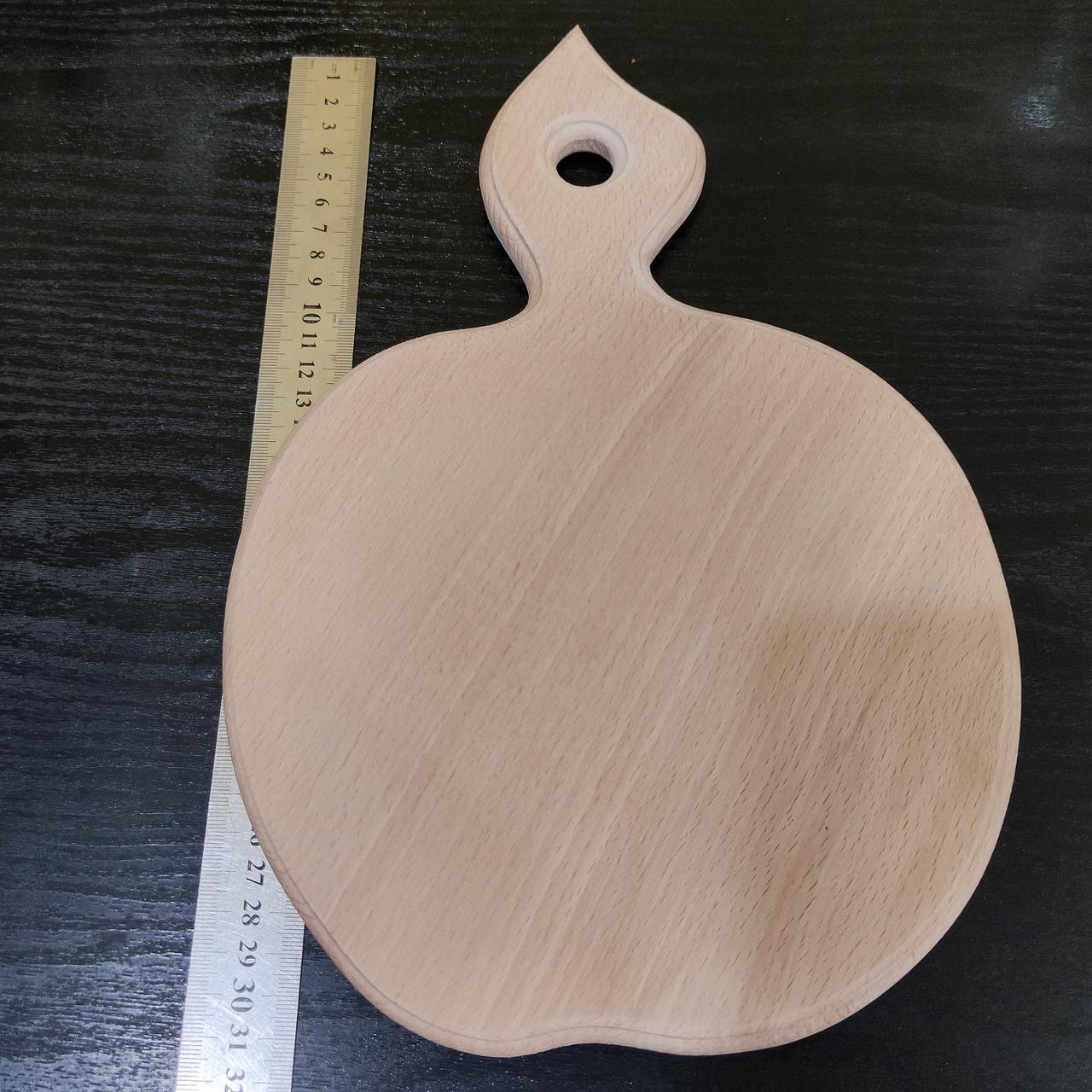 Заготовка для декупажа и росписи под покраску доска разделочная Яблоко 31х20,5 см (1036) - фото 2 Заготовка для декупажа и росписи под покраску доска разделочная Яблоко 31х20,5 см (1036) - фото 2