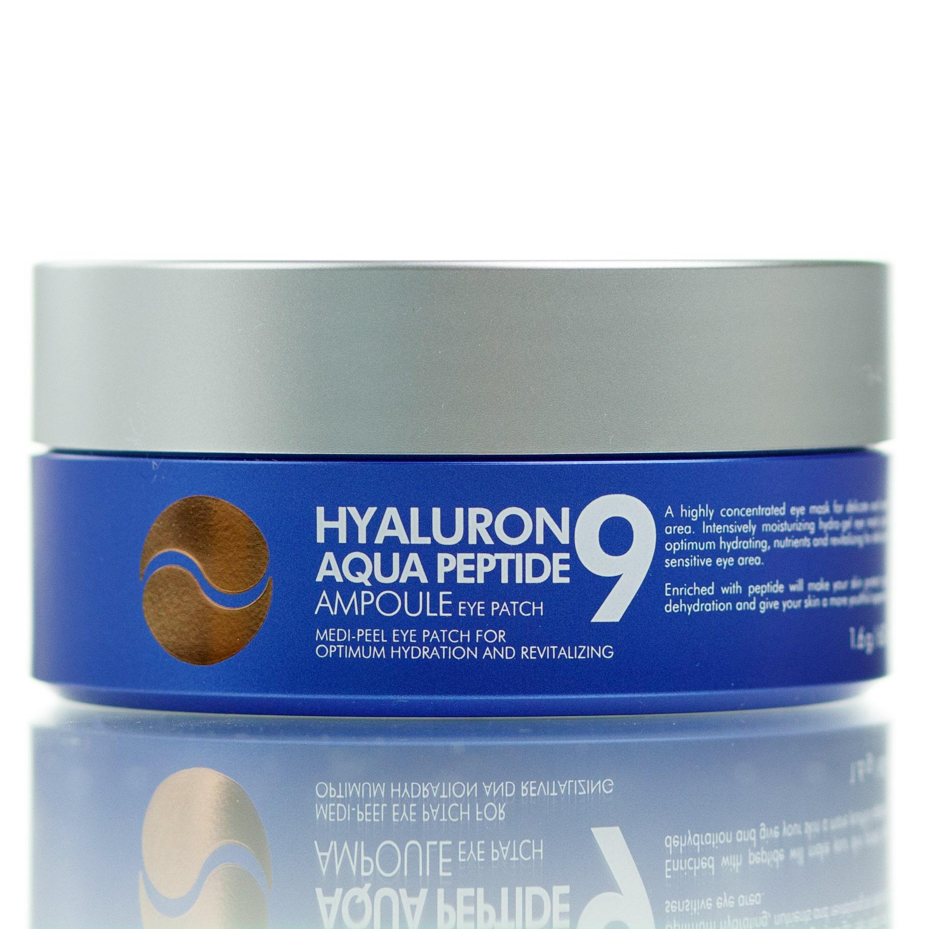 Патчи с пептидным комплексом гидрогелевые Medi Peel Hyaluron Aqua Peptide 9 Ampoule Eye Patch 60 шт.