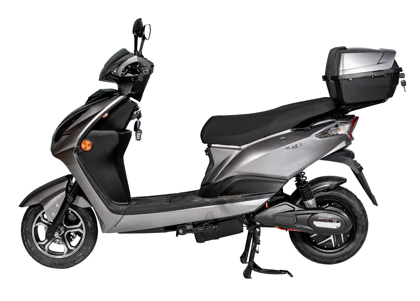 Электроскутер ATLAS Pegas Lithium 1500 W Grey (3008)