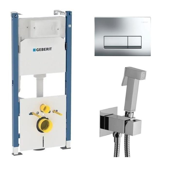 Инсталляционная система для унитаза Geberit 458.126.00.1_ZDUP112CR_115.119.21.1 с кнопкой (158200)