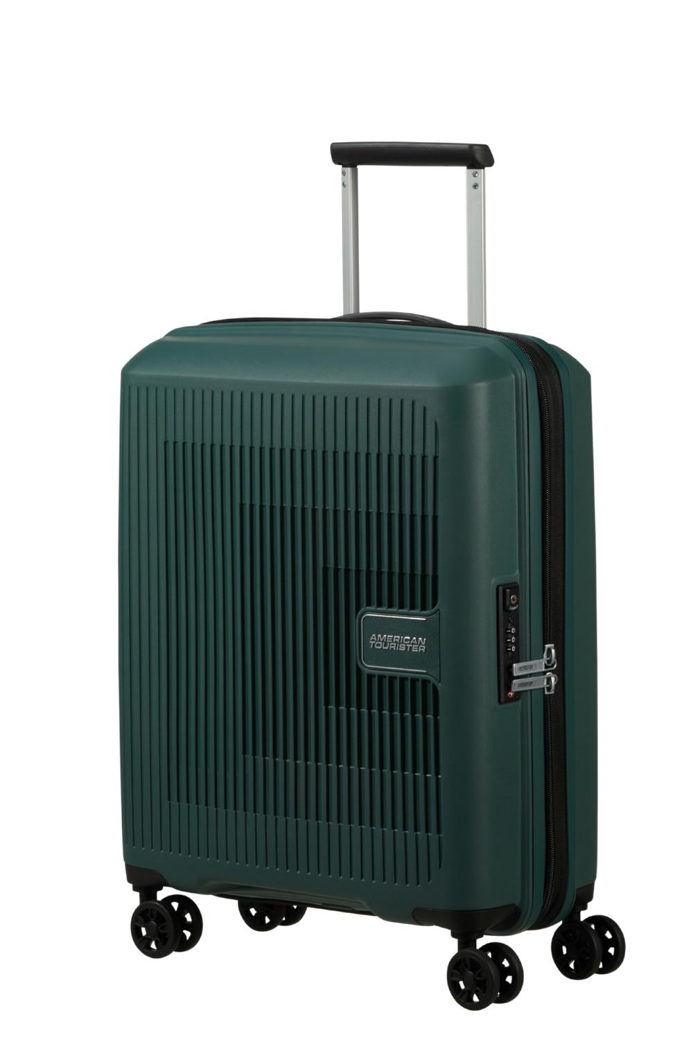 Чемодан American Tourister AEROSTEP 55x40x20/23 см Зеленый (MD8*04001) - фото 2