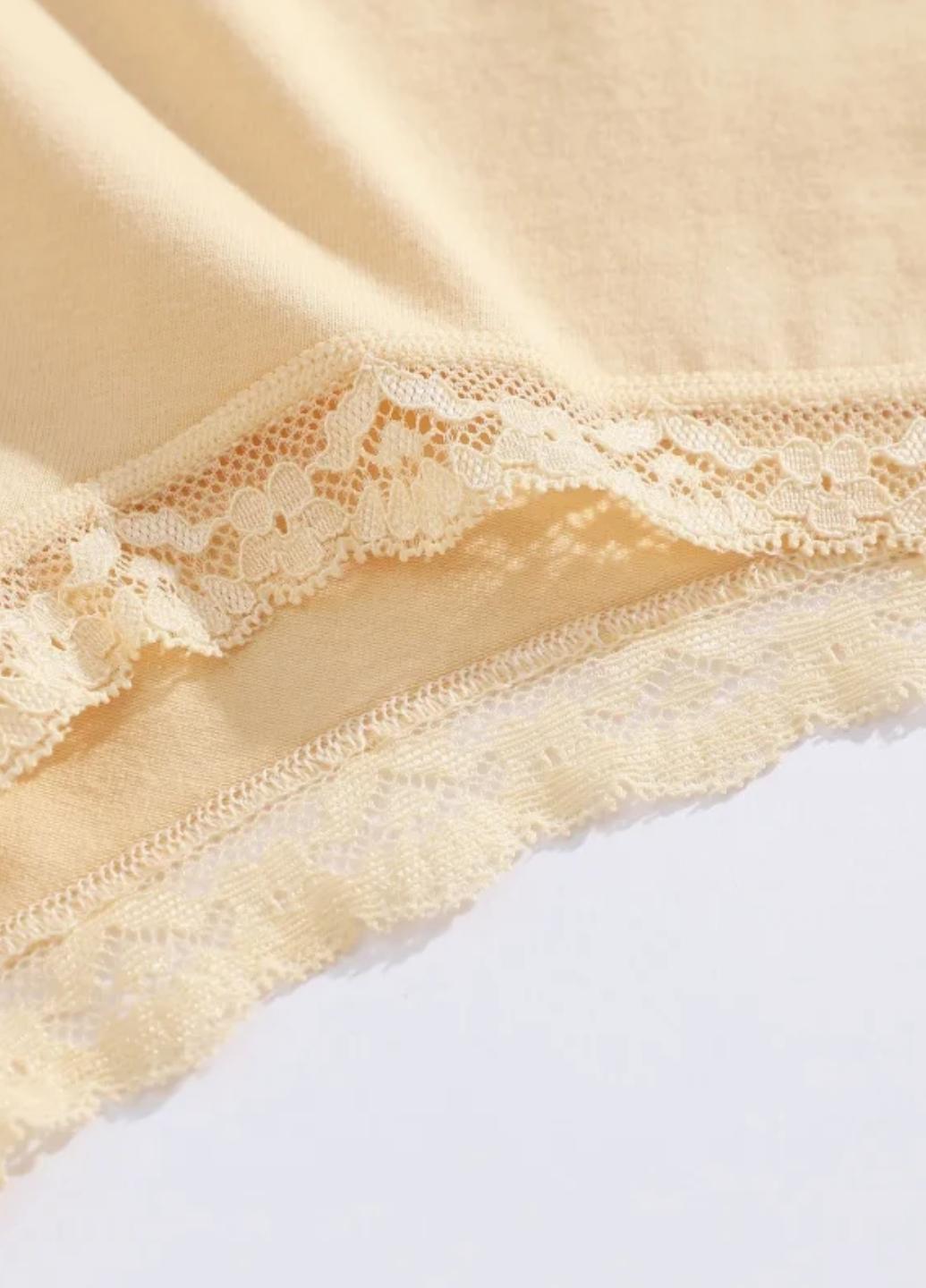 Трусики слипы женские хлопковые с кружевом Comfort Inspiration L Бежевый (1954-46-04) - фото 3 Трусики слипы женские хлопковые с кружевом Comfort Inspiration L Бежевый (1954-46-04) - фото 3