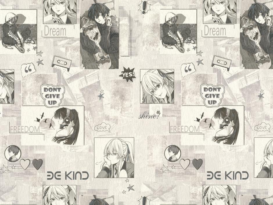 Обои виниловые горячего тиснения Слов'янські шпалери 2361-10 Наруто под шелк на флизелиновой основе 1,06х10 м (4752232064584)