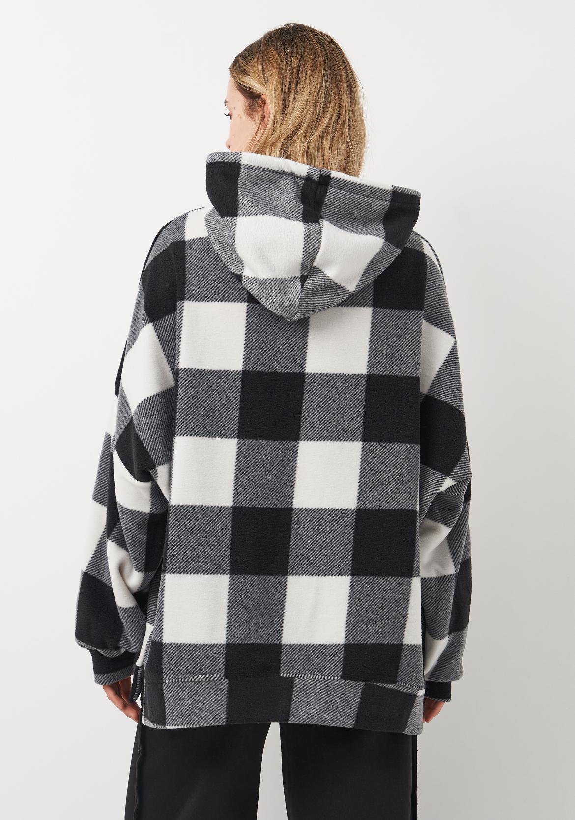 Толстовка на флисе Купер женская р. 54 Черно-белый (211932962) - фото 3 Толстовка на флисе Купер женская р. 54 Черно-белый (211932962) - фото 3