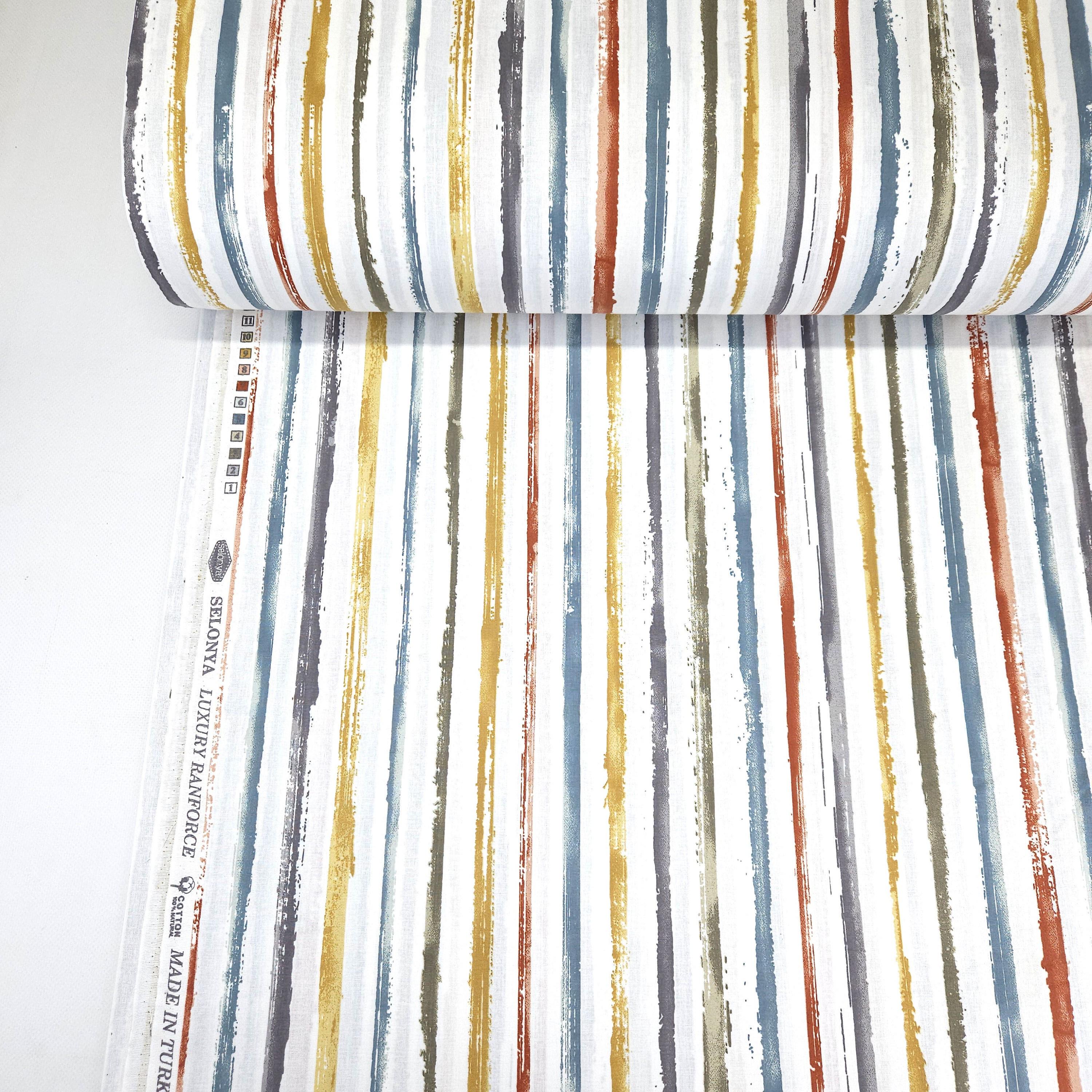 Ткань для постельного белья ранфорс полоски 240 см (10.28999/2 03370)