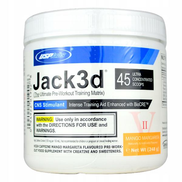 Предтренировочный комплекс USP Labs Jack3d V2 Mango 248 г (00000037607)