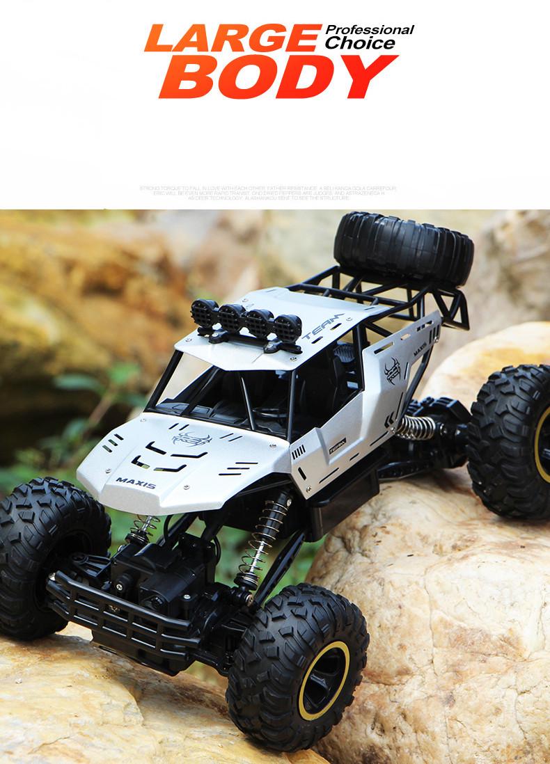 Игрушка Внедорожник полноприводный багги RC 1:12 2,4G 4WD с LED огнями Белый - фото 7