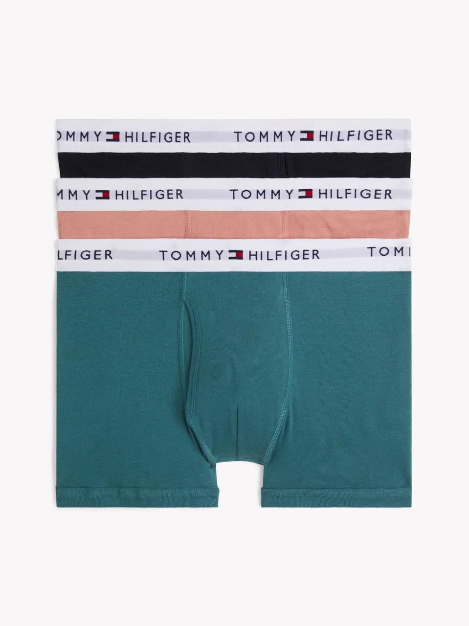 Набор трусов боксеров Tommy Hilfiger 3 шт. M Разноцветный (2713396708)