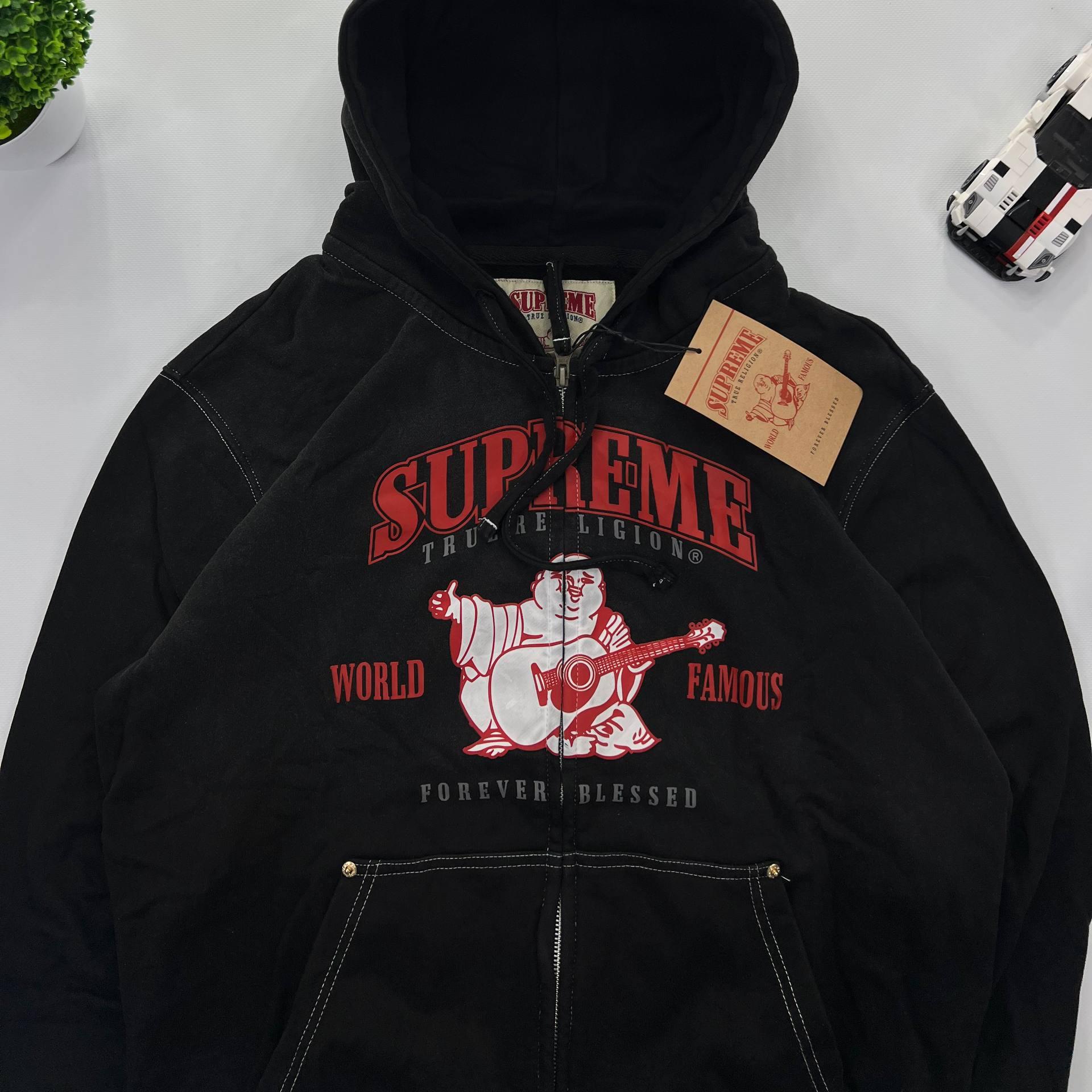 Худі-зіп SupremeхTrue Religion S Black (549103881) - фото 2 Худі-зіп SupremeхTrue Religion S Black (549103881) - фото 2