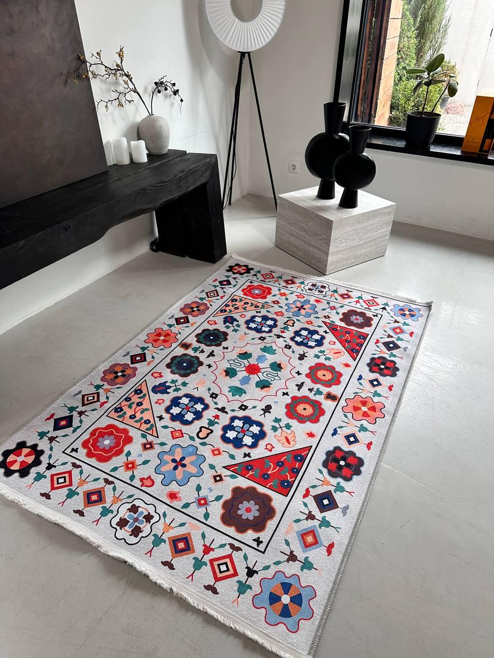 Килим безворсовий з шенілу та бавовни антиковзаючий 160х230 см (367) - фото 3 Килим безворсовий з шенілу та бавовни антиковзаючий 160х230 см (367) - фото 3