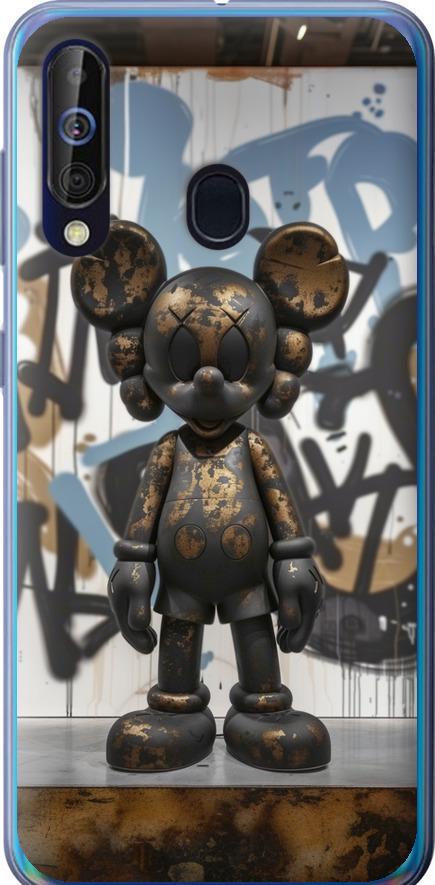 Чехол на Samsung Galaxy A60 2019 A606F Bronze kaws v2 (6098u-1699-42517)