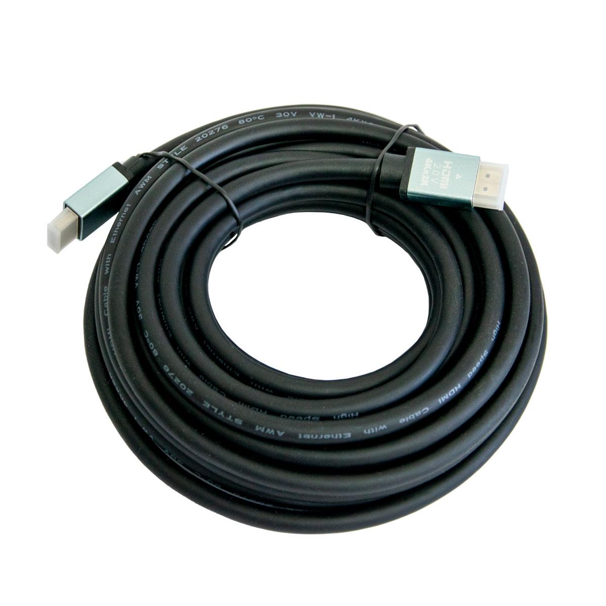 Кабель HDMI-HDMI 2.0 4Кх2К 10 м (1009804-Black) Кабель HDMI-HDMI 2.0 4Кх2К 10 м (1009804-Black)