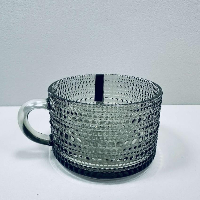 Чашка стеклянная Ardesto Verbena AR5030 330 мл Серый