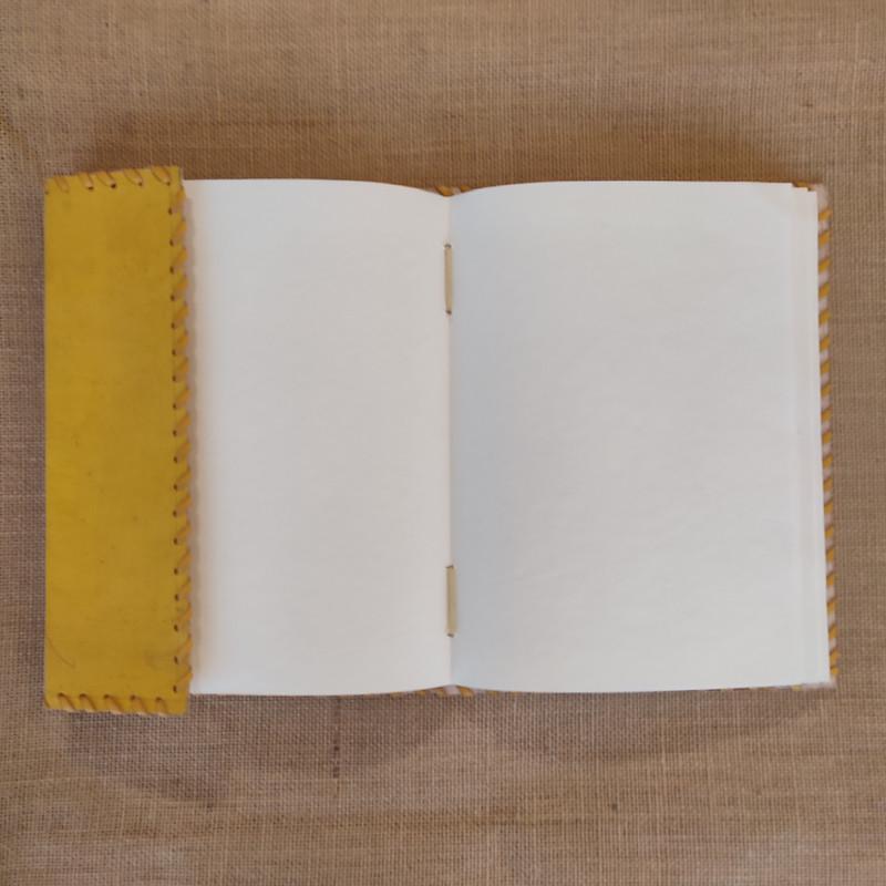 Блокнот шкіряний Silk Route А-2647 ручної роботи Жовтий (13468400) - фото 2 Блокнот шкіряний Silk Route А-2647 ручної роботи Жовтий (13468400) - фото 2