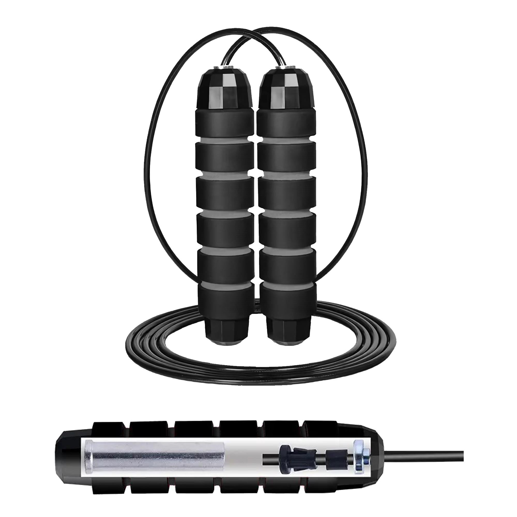 Скакалка скоростная для кроссфита Cornix Speed ​​Rope Classic XR-0353 с отягощением Black (5275)
