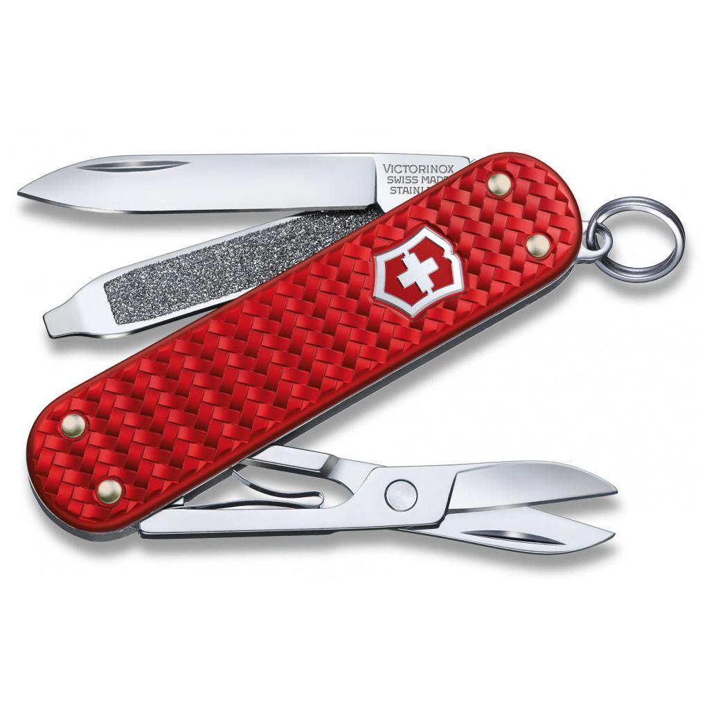 Нож складной Victorinox Classic SD Precious Alox Iconic Red. - фото 1 Нож складной Victorinox Classic SD Precious Alox Iconic Red. - фото 1