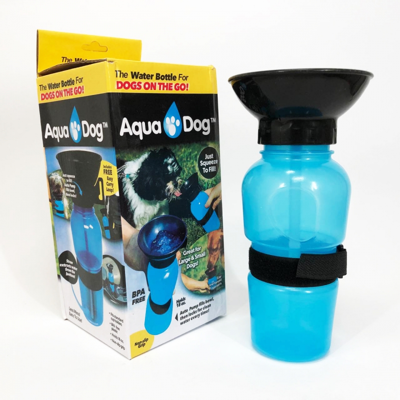 Поилка для собак Aqua Dog FS-97 Blue дорожная 550 мл (tf7453) - фото 14 Поилка для собак Aqua Dog FS-97 Blue дорожная 550 мл (tf7453) - фото 14