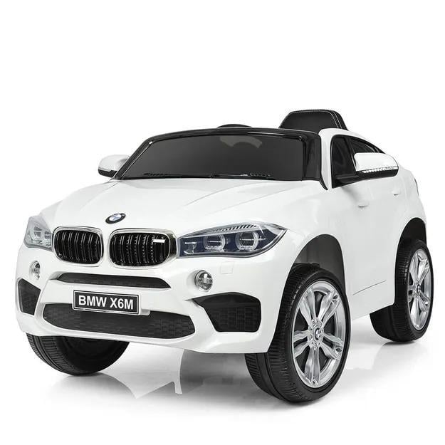 Джип-електромобіль Bambi Racer BMW зі світлом та пультом Білий (JJ2199EBLR-1)