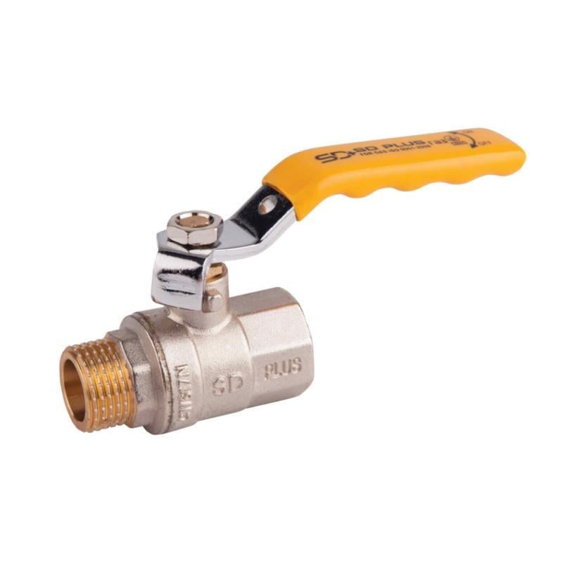 Кран-важіль кульовий SD Plus ВЗ для газу 1/2" (SD605NG15PN40)