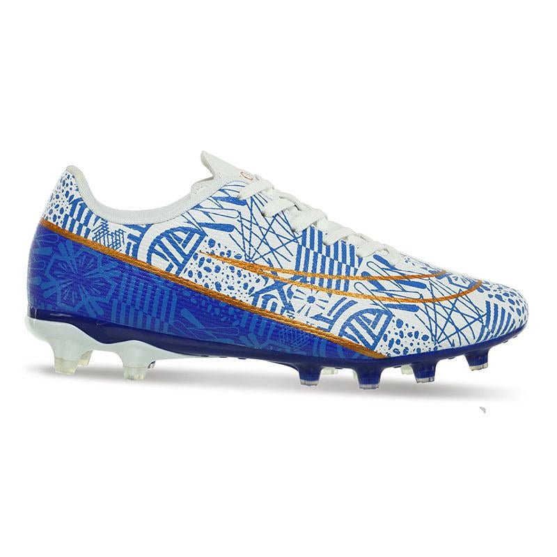 Бутсы футбольные Guanjunbao OB-2301 р. 40 Бело-синий (57655003)